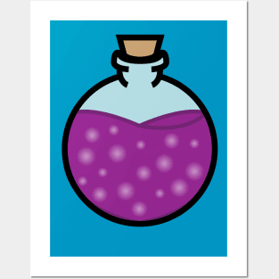 DIY Purple Potions/Poisons for Tabletop Board Games Posters and Art